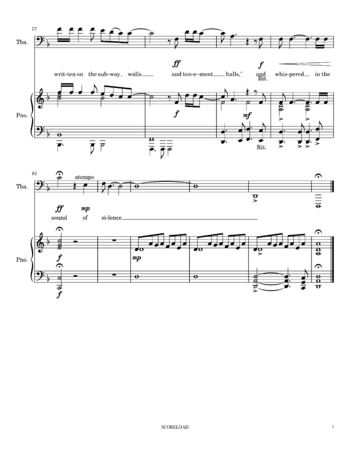 Disturbed - the sound of silence - sheet music preview #6 of 7