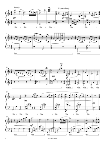 Misc Cartoons - shigatsu wa kimi no uso - yuujin a-kun wo watashi no bansousha ni ninmeishimasu - sheet music preview #1 of 3