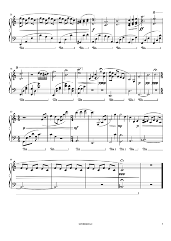 Misc Cartoons - shigatsu wa kimi no uso - yuujin a-kun wo watashi no bansousha ni ninmeishimasu - sheet music preview #2 of 3