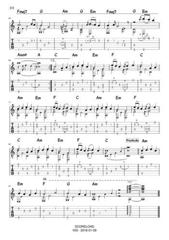 Jackie Chan - the myth - endless love - sheet music preview #2 of 3