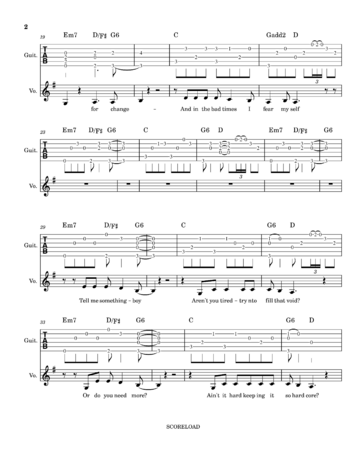 Lady Gaga - Shallow - sheet music preview #1 of 5