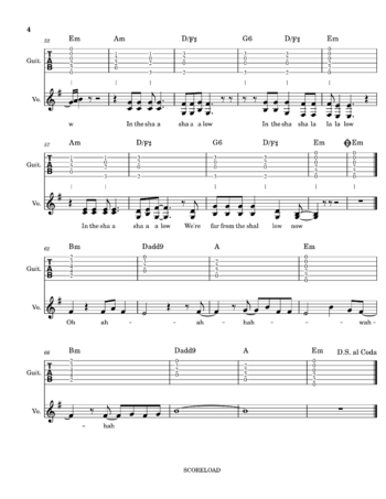 Lady Gaga - Shallow - sheet music preview #3 of 5