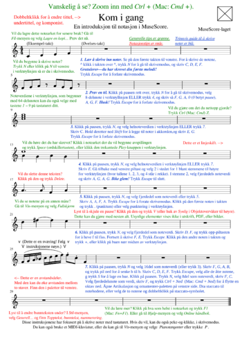 Norsk sangerforum - Kom i gang med MuseScore