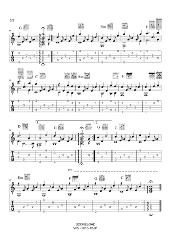 Teresa Teng - the moon represents my heart - sheet music preview #2 of 3