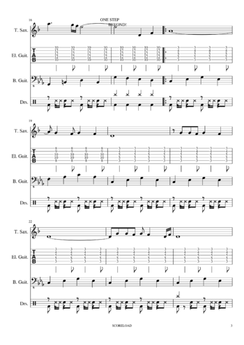 Madness - one step beyond - sheet music preview #2 of 10