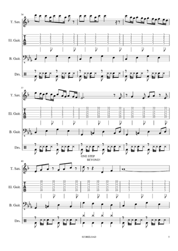 Madness - one step beyond - sheet music preview #4 of 10