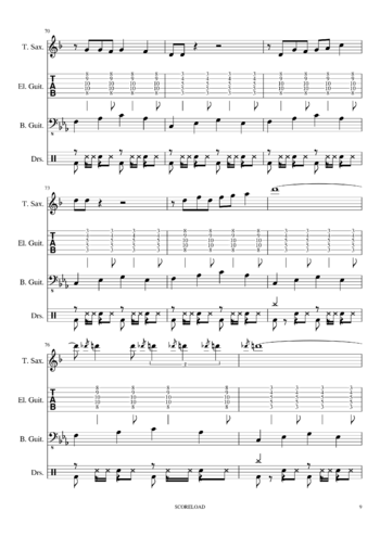 Madness - one step beyond - sheet music preview #8 of 10