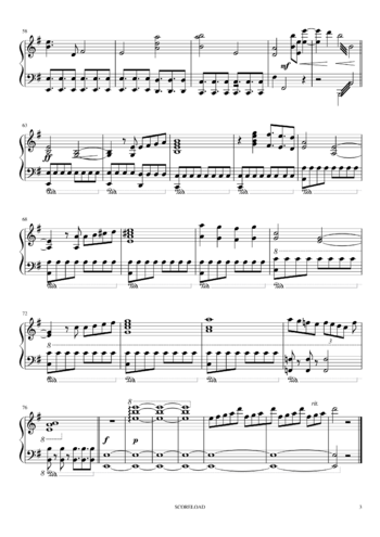 Misc Computer Games - the legend of zelda - breath of the wild theme - sheet music preview #2 of 3