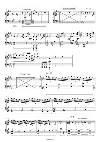 Misc Television - 20th century fox theme - sheet music preview #2 of 3