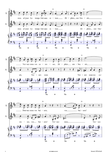 Jacques Offenbach - Les contes d'Hoffmann - sheet music preview #1 of 6