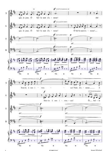 Jacques Offenbach - Les contes d'Hoffmann - sheet music preview #3 of 6