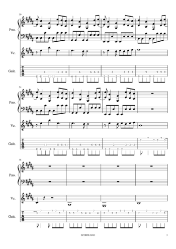 Muse - starlight - sheet music preview #2 of 14