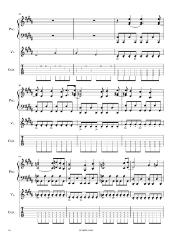 Muse - starlight - sheet music preview #9 of 14