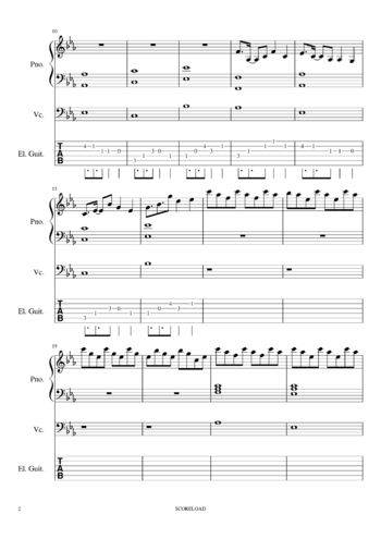 Panic! At the Disco - nicotine - sheet music preview #1 of 8