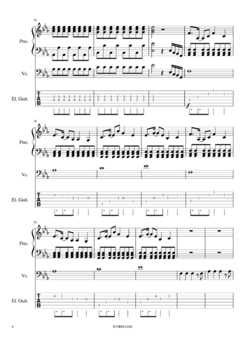 Panic! At the Disco - nicotine - sheet music preview #3 of 8