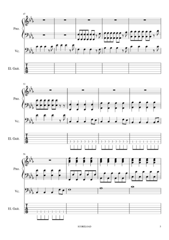 Panic! At the Disco - nicotine - sheet music preview #4 of 8