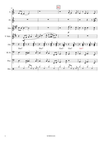 Sade - smooth operator - sheet music preview #5 of 17