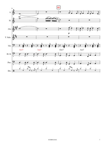 Sade - smooth operator - sheet music preview #6 of 17