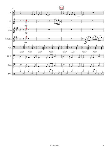 Sade - smooth operator - sheet music preview #8 of 17