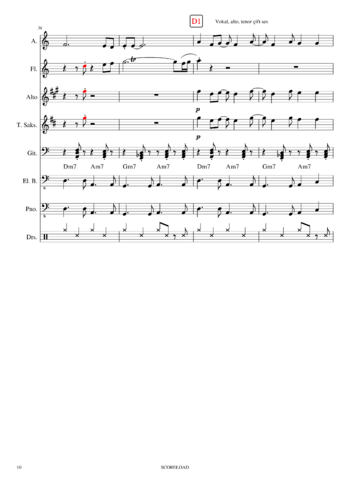 Sade - smooth operator - sheet music preview #9 of 17