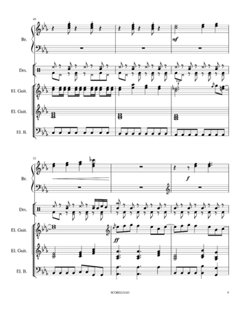 Misc Soundtrack - dragon ball super - ultimate battle - sheet music preview #8 of 10