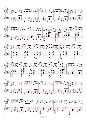 Kagamine Rin - the lost ones weeping ロストワンの号哭 - sheet music preview #1 of 6