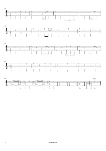 Toby Fox - Home - sheet music preview #1 of 2