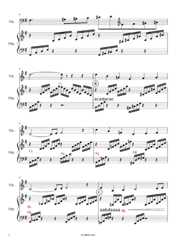 Camille Saint-Saëns - Le carnaval des animaux - sheet music preview #1 of 4
