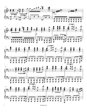 Two Steps From Hell - Blackheart - sheet music preview #1 of 6