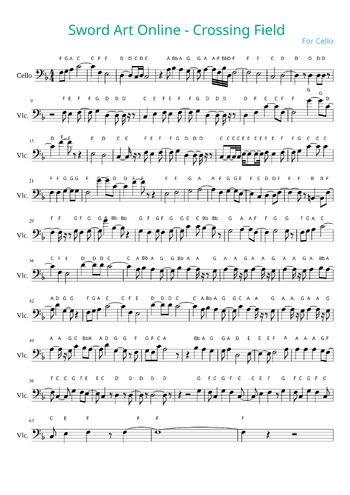 LiSA - crossing field