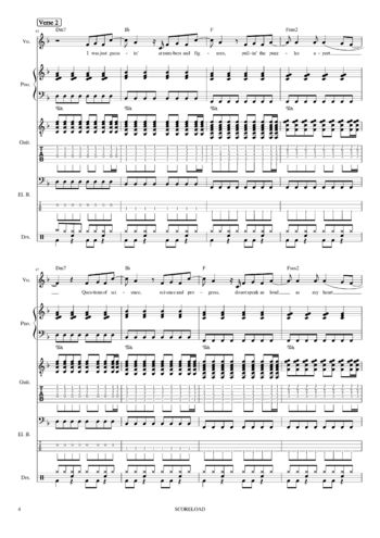 Coldplay - the scientist - sheet music preview #3 of 10