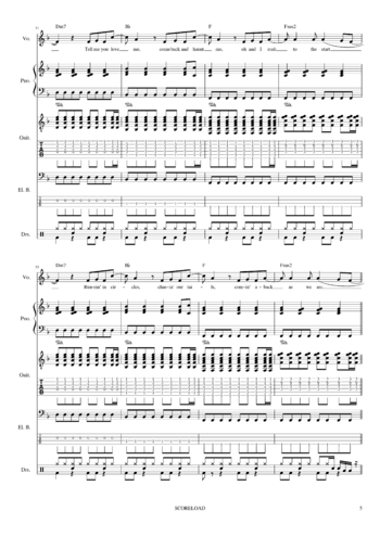 Coldplay - the scientist - sheet music preview #4 of 10