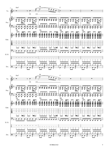 Coldplay - the scientist - sheet music preview #8 of 10