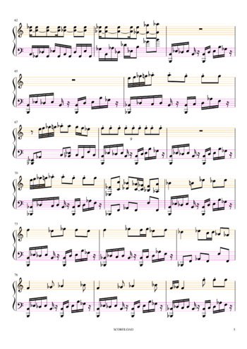 Toby Fox - Spear of Justice - sheet music preview #4 of 87