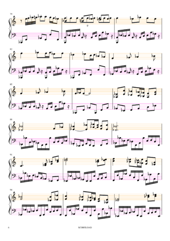Toby Fox - Spear of Justice - sheet music preview #5 of 87