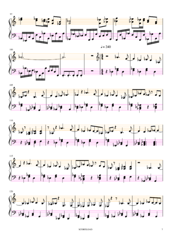 Toby Fox - Spear of Justice - sheet music preview #6 of 87