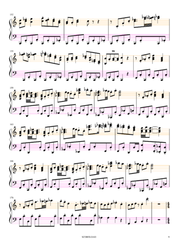 Toby Fox - Spear of Justice - sheet music preview #8 of 87