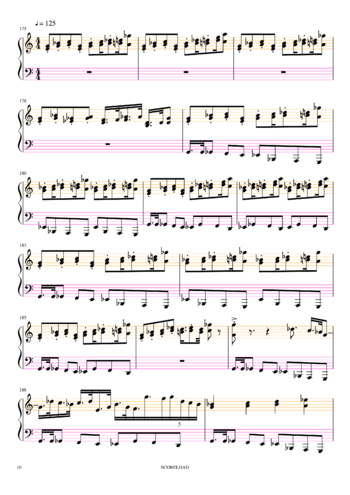 Toby Fox - Spear of Justice - sheet music preview #9 of 87