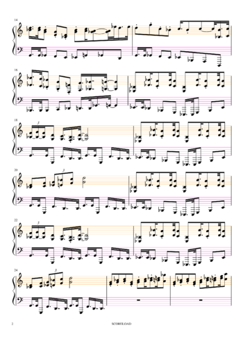 Toby Fox - Spear of Justice - sheet music preview #1 of 87