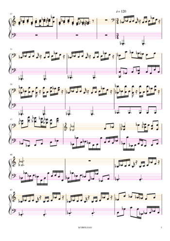 Toby Fox - Spear of Justice - sheet music preview #2 of 87