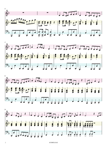 Miku Hatsune - senbonzakura - sheet music preview #1 of 10