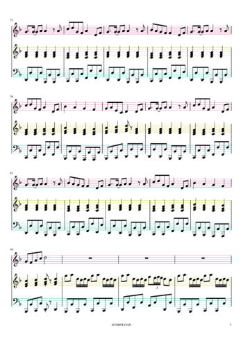 Miku Hatsune - senbonzakura - sheet music preview #2 of 10