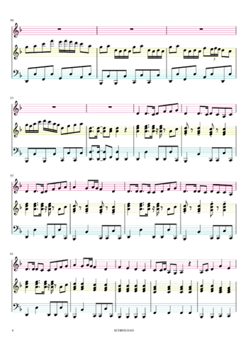 Miku Hatsune - senbonzakura - sheet music preview #3 of 10