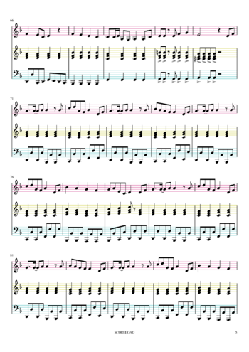 Miku Hatsune - senbonzakura - sheet music preview #4 of 10