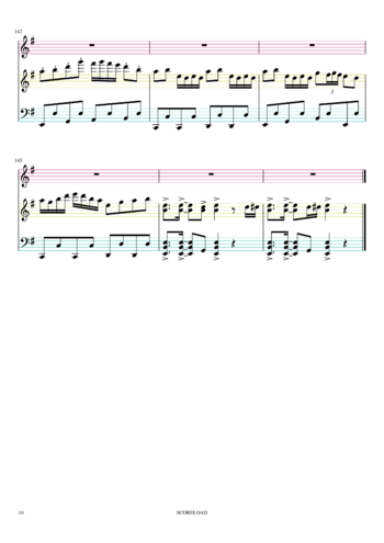 Miku Hatsune - senbonzakura - sheet music preview #9 of 10