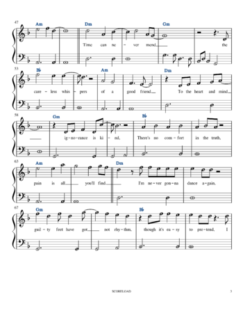 George Michael - Careless Whisper - sheet music preview #2 of 7