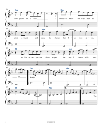 George Michael - Careless Whisper - sheet music preview #3 of 7