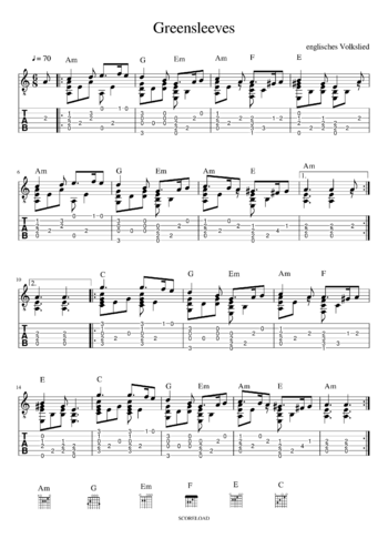 Misc Traditional - Greensleeves