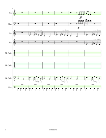 The White Stripes - seven nation army - sheet music preview #1 of 18