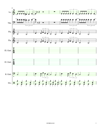 The White Stripes - seven nation army - sheet music preview #4 of 18